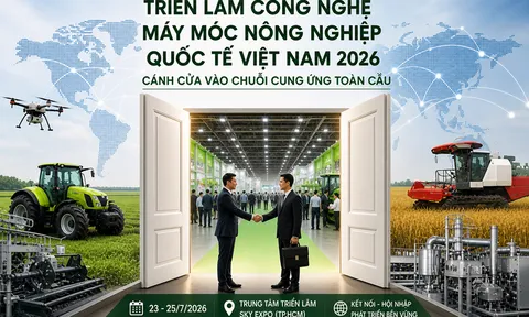 Triển lãm Công nghệ Máy móc nông nghiệp quốc tế Việt Nam 2026: Cánh cửa vào chuỗi cung ứng toàn cầu