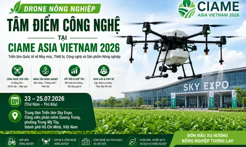 Drone nông nghiệp – tâm điểm công nghệ tại CIAME Asia Vietnam 2026