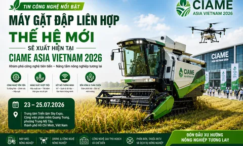 Máy gặt đập liên hợp thế hệ mới sẽ xuất hiện tại CIAME Asia Vietnam 2026
