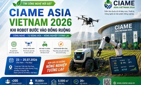 CIAME Asia Vietnam 2026: Khi robot bước vào đồng ruộng