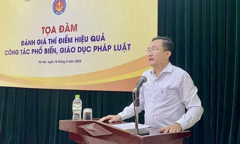 Đánh giá thí điểm hiệu quả công tác phổ biến, giáo dục pháp luật tại các bộ, địa phương