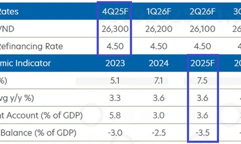 Ngân hàng Singapore nâng dự báo tăng trưởng GDP Việt Nam 2025
