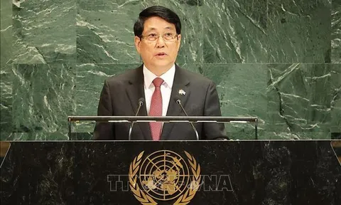 Chủ tịch nước Lương Cường: Tôn vinh giá trị của hoà bình, chuyển đổi mạnh mẽ để kiến tạo tương lai bền vững