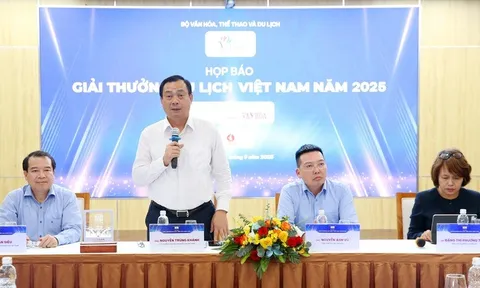 Công bố Giải thưởng Du lịch Việt Nam năm 2025 với nhiều hạng mục hấp dẫn