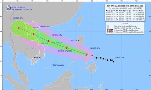 Bão BUALOI di chuyển nhanh gấp đôi các cơn bão khác