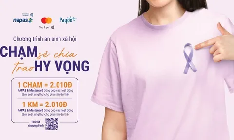 NAPAS, Mastercard và Payoo tặng gói tầm soát ung thư cho phụ nữ yếu thế
