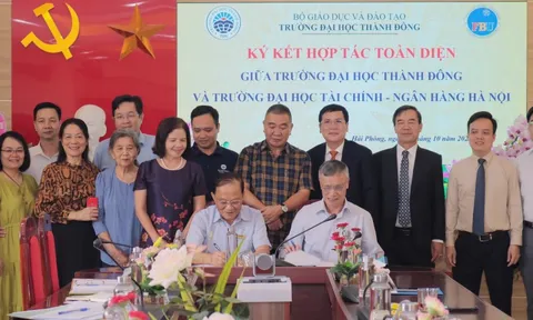 Trường Đại học Thành Đông và Trường Đại học Tài chính – Ngân hàng Hà Nội ký kết hợp tác chiến lược toàn diện