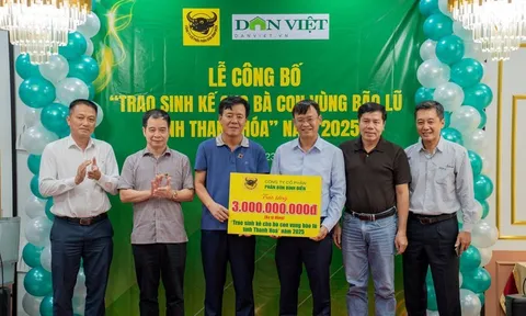 Công ty Phân bón Bình Điền góp sức trao sinh kế cho bà con vùng bão lũ tỉnh Thanh Hóa