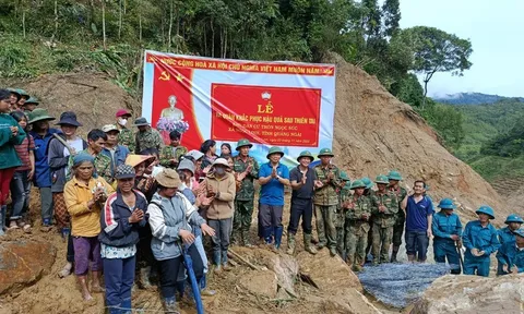 Quảng Ngãi: Hơn 2.000 người khắc phục sạt lở, mở đường đến vùng trồng sâm Ngọc Linh