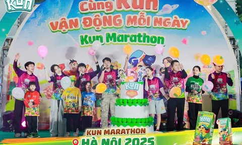 Kun Marathon 2025 Hà Nội: Nối dài những cung đường tuổi thơ sắc màu và gắn kết gia đình