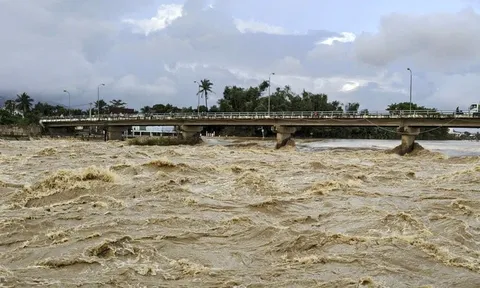 Lũ trên sông Cái đang lên nhanh, cảnh báo ngập lụt tại Khánh Hòa