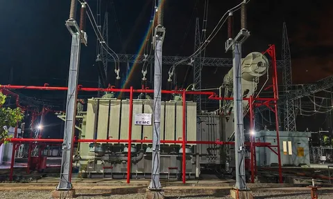 Trạm biến áp 220 kV Mỹ Tho được nâng công suất lên 500 MVA