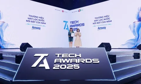 Amway nhận giải thưởng 'Thương hiệu Máy lọc nước nổi bật của năm' tại Tech Awards 2025