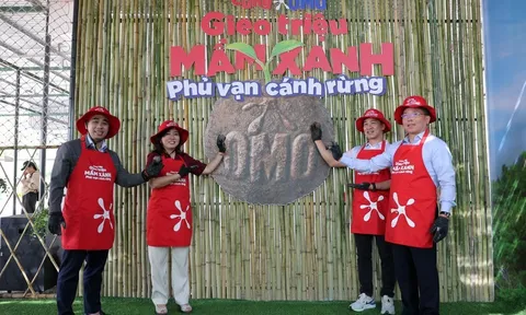 Tiếp nối hành trình Vì một Việt Nam xanh: OMO Trao tặng 20.000 banh hạt giống cho Vườn quốc gia Núi Chúa