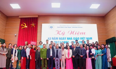 Trường Đại học Thành Đông kỷ niệm 43 năm Ngày Nhà giáo Việt Nam: Đẩy mạnh hợp tác doanh nghiệp và nâng cao hiệu quả tuyển sinh