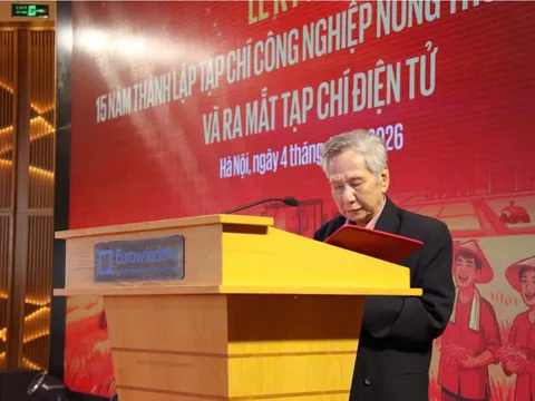 THƯ CHÚC MỪNG : Nhân dịp kỷ niệm 15 năm thành lập Tạp chí Công nghiệp Nông thôn