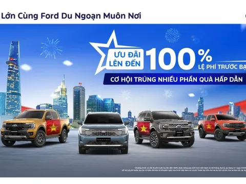 Ford tặng khách hàng nhiều ưu đãi lớn, hỗ trợ lệ phí trước bạ lên đến 100% trong tháng 9
