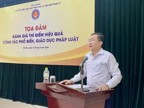 Đánh giá thí điểm hiệu quả công tác phổ biến, giáo dục pháp luật tại các bộ, địa phương