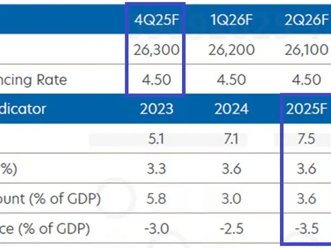 Ngân hàng Singapore nâng dự báo tăng trưởng GDP Việt Nam 2025