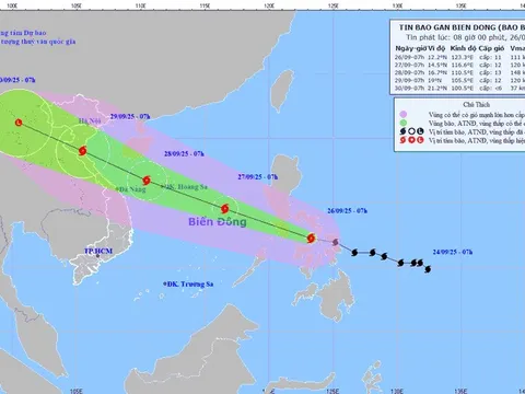 Bão BUALOI di chuyển nhanh gấp đôi các cơn bão khác