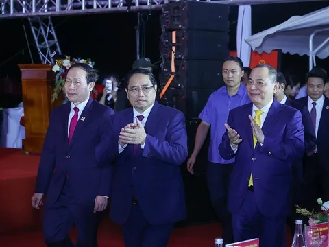 Thủ tướng dự lễ khởi công 2 dự án có tổng vốn 182 nghìn tỷ đồng tại Hải Phòng