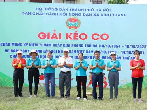 Hội nông dân thôn Ngọc Chi sôi nổi tham gia Giải kéo co truyền thống năm 2025