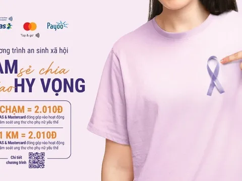 NAPAS, Mastercard và Payoo tặng gói tầm soát ung thư cho phụ nữ yếu thế