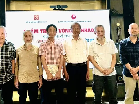 100 tác phẩm vào Vòng Chung khảo Cuộc thi vẽ tranh Di sản Văn hoá Việt Nam qua hội họa lần thứ 2