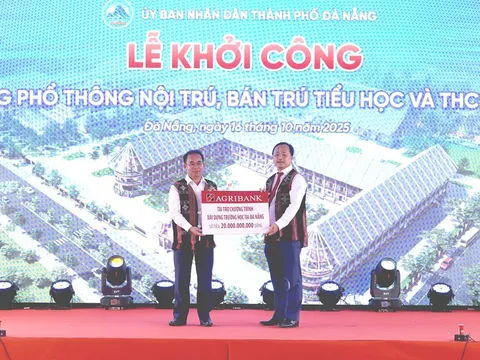 Agribank chung tay dựng xây trường nội trú vùng biên Tây Giang