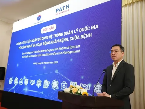 Triển khai Hệ thống quản lý quốc gia về hành nghề và khám chữa bệnh