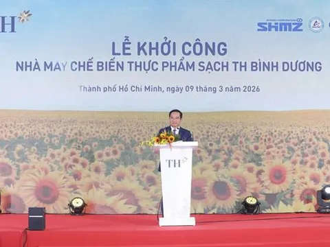 Nhà máy chế biến thực phẩm sạch TH Bình Dương: Mốc son mới trên con đường vì sức khỏe cộng đồng