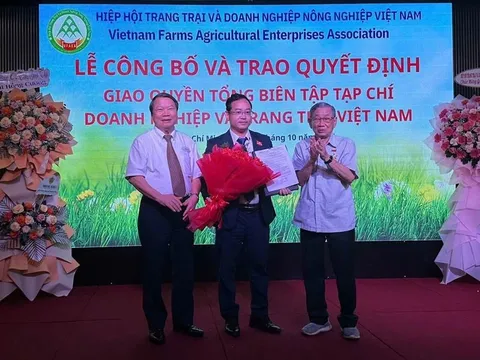 Ông Bùi Hồng Cường được bổ nhiệm Quyền Tổng Biên tập Tạp chí Doanh nghiệp và Trang trại Việt Nam