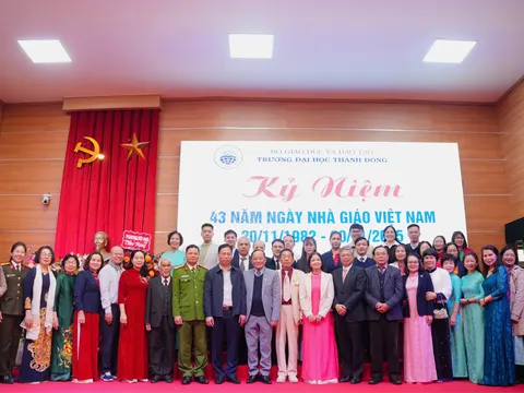Trường Đại học Thành Đông kỷ niệm 43 năm Ngày Nhà giáo Việt Nam: Đẩy mạnh hợp tác doanh nghiệp và nâng cao hiệu quả tuyển sinh